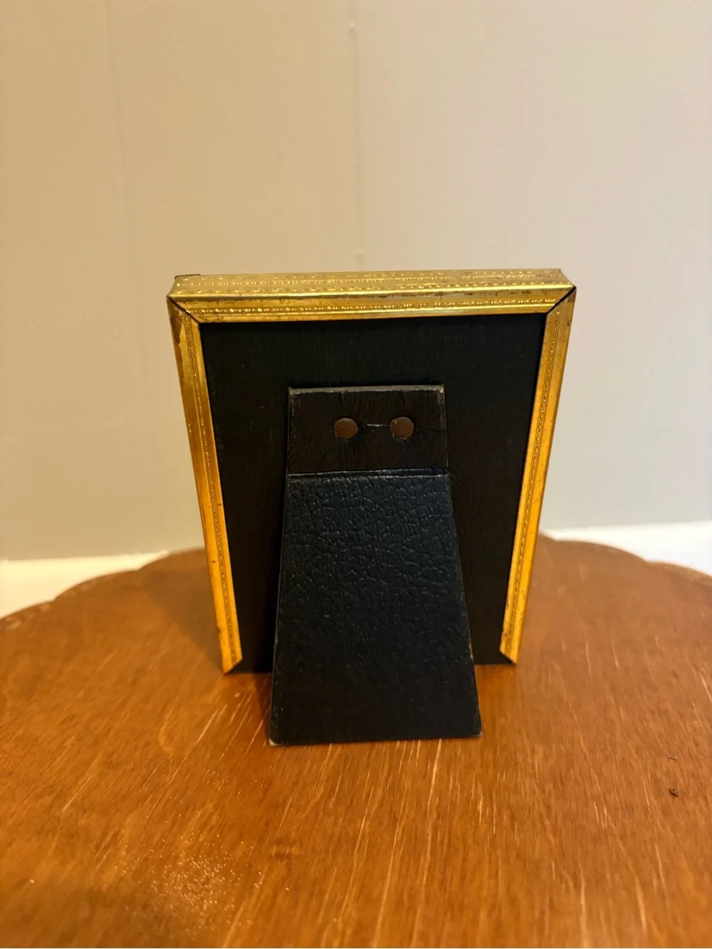 Gold Ornate Picture Frame - Vintage Bubble Glass